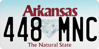 AR license plate 448MNC