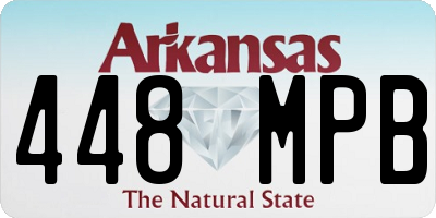 AR license plate 448MPB