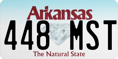 AR license plate 448MST