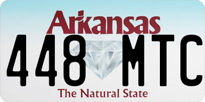 AR license plate 448MTC