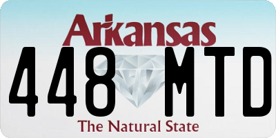 AR license plate 448MTD