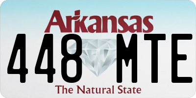 AR license plate 448MTE