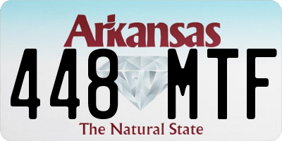 AR license plate 448MTF