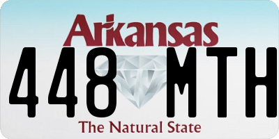 AR license plate 448MTH