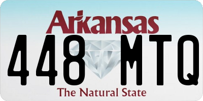 AR license plate 448MTQ