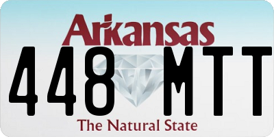 AR license plate 448MTT