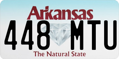 AR license plate 448MTU