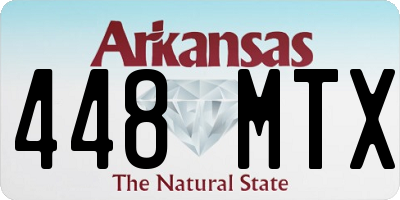 AR license plate 448MTX
