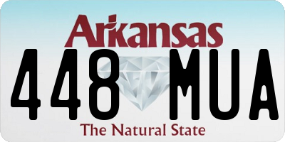AR license plate 448MUA