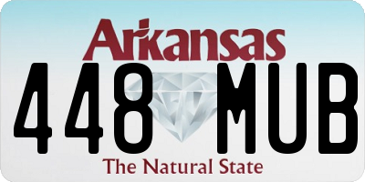 AR license plate 448MUB
