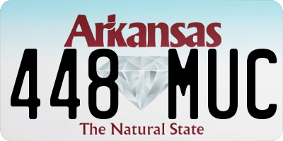 AR license plate 448MUC