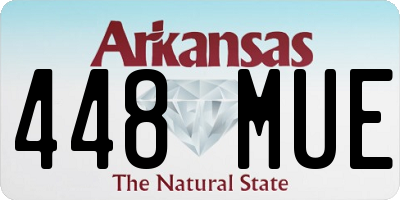 AR license plate 448MUE