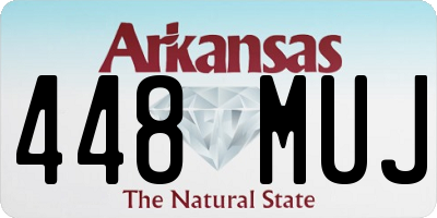 AR license plate 448MUJ