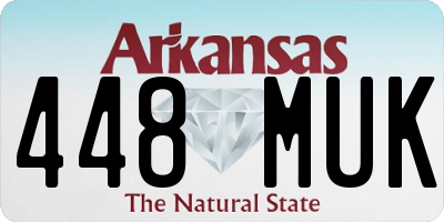 AR license plate 448MUK