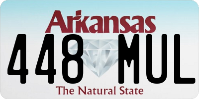 AR license plate 448MUL