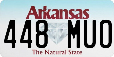 AR license plate 448MUO