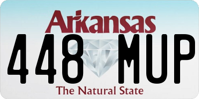 AR license plate 448MUP