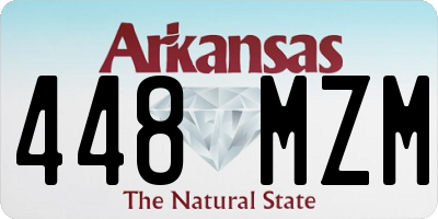 AR license plate 448MZM