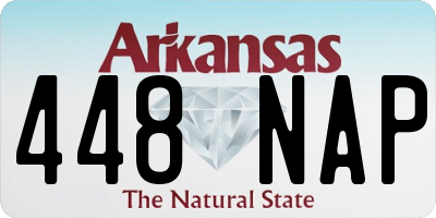 AR license plate 448NAP