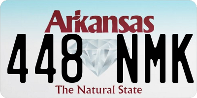 AR license plate 448NMK