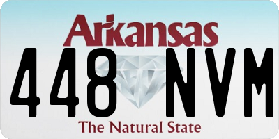 AR license plate 448NVM