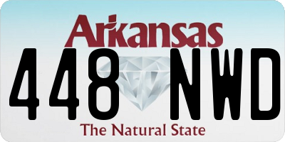 AR license plate 448NWD