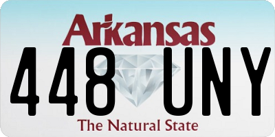AR license plate 448UNY