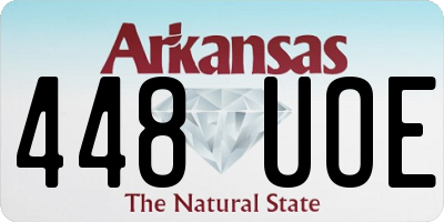 AR license plate 448UOE