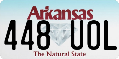 AR license plate 448UOL