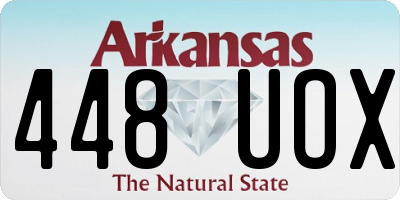 AR license plate 448UOX