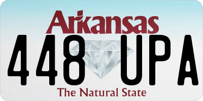 AR license plate 448UPA