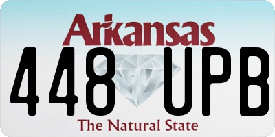 AR license plate 448UPB