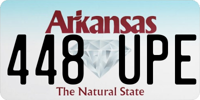 AR license plate 448UPE