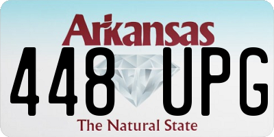 AR license plate 448UPG