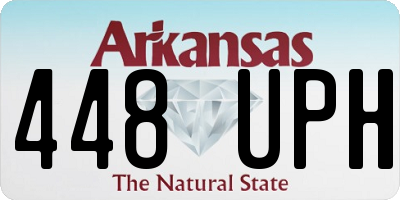 AR license plate 448UPH