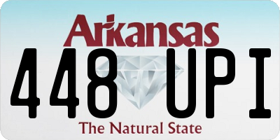 AR license plate 448UPI