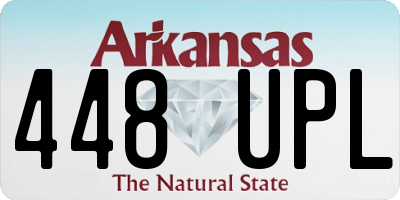 AR license plate 448UPL