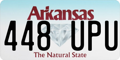 AR license plate 448UPU