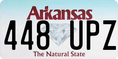 AR license plate 448UPZ