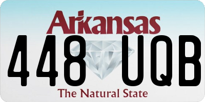 AR license plate 448UQB