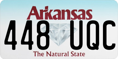 AR license plate 448UQC