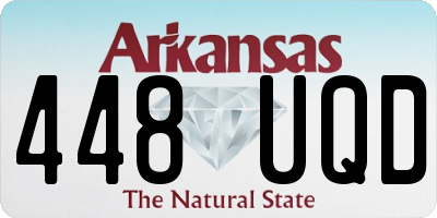 AR license plate 448UQD