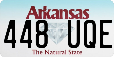 AR license plate 448UQE