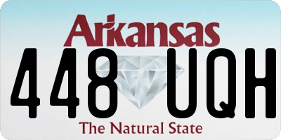 AR license plate 448UQH