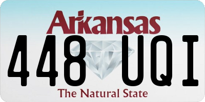 AR license plate 448UQI