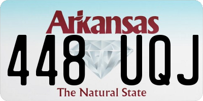 AR license plate 448UQJ