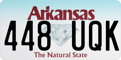 AR license plate 448UQK