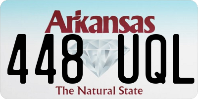 AR license plate 448UQL