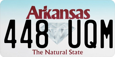 AR license plate 448UQM