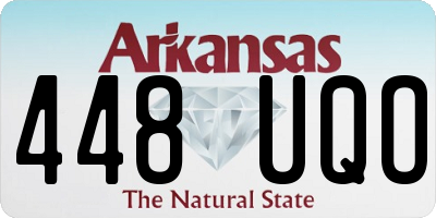 AR license plate 448UQO